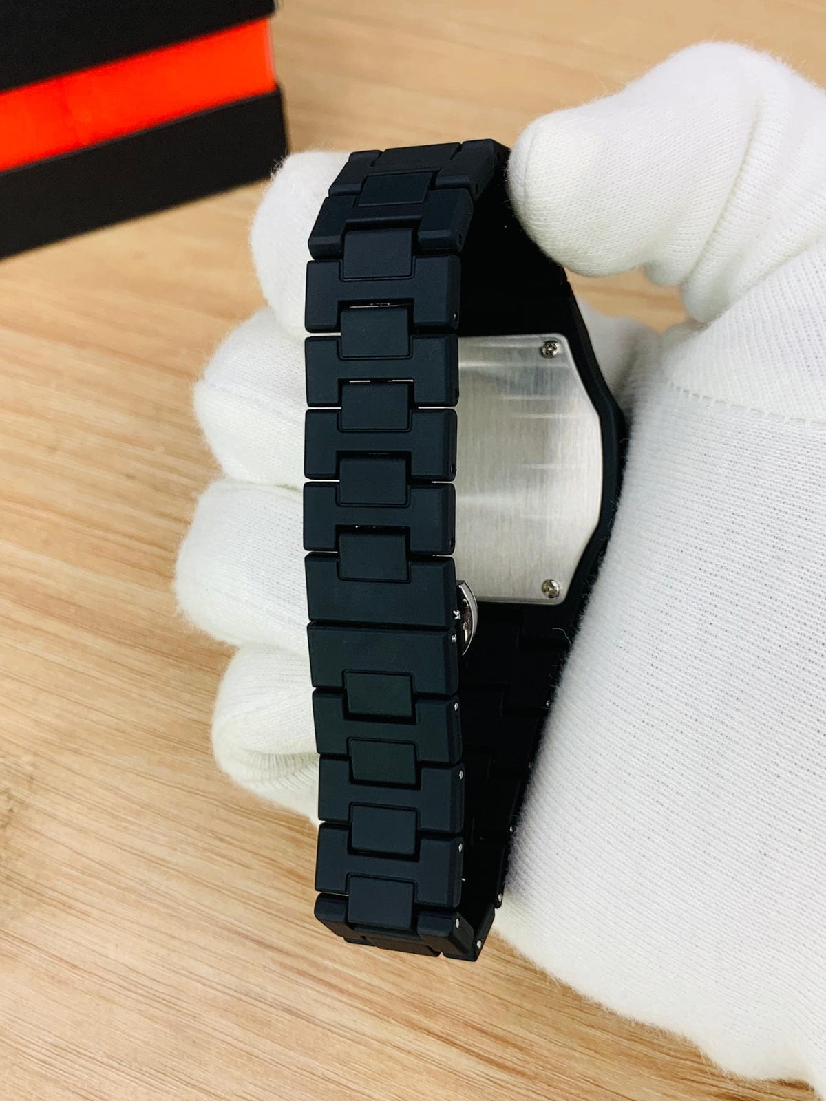 Arabic Dial Black Aura Watch