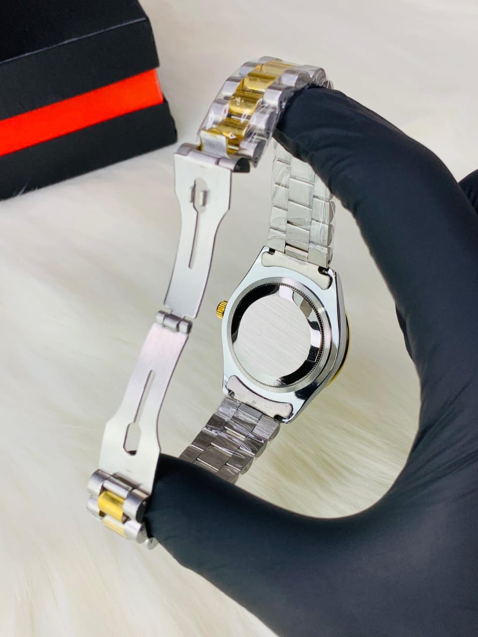 Luxury Two-Tone Steel Watch