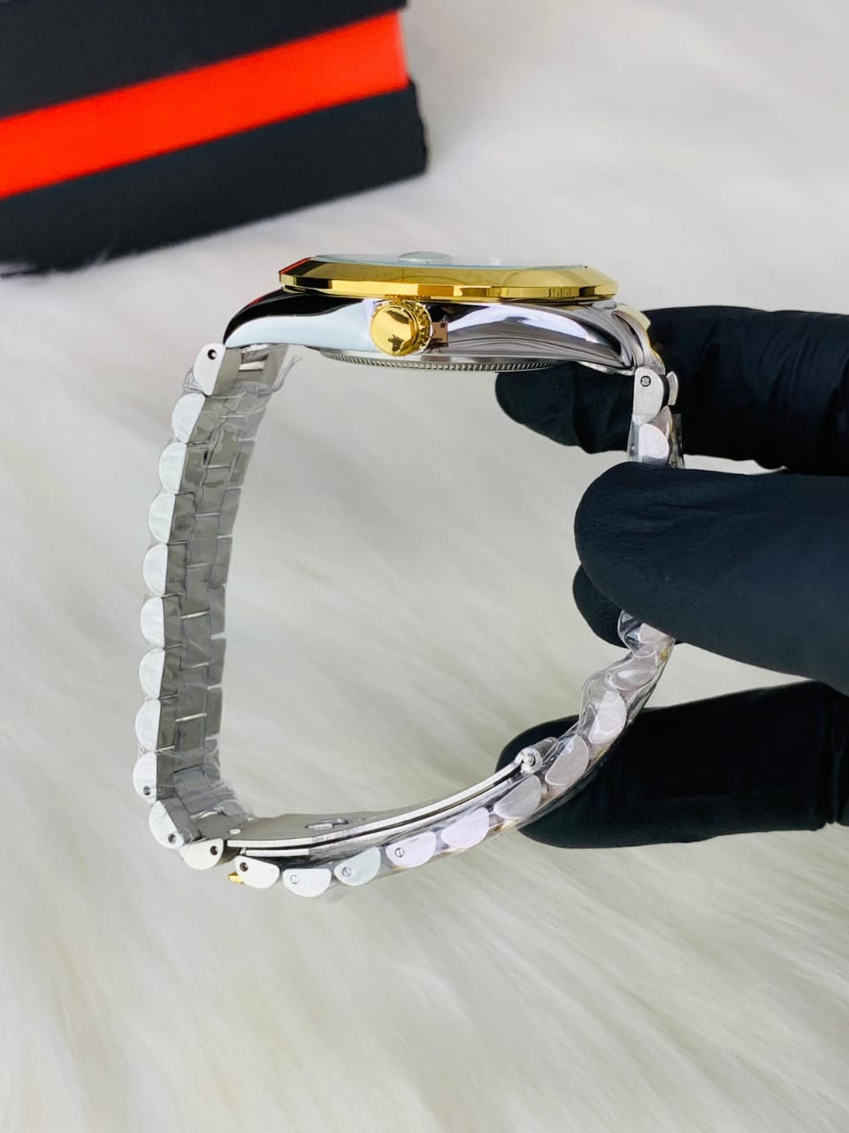 Luxury Two-Tone Steel Watch